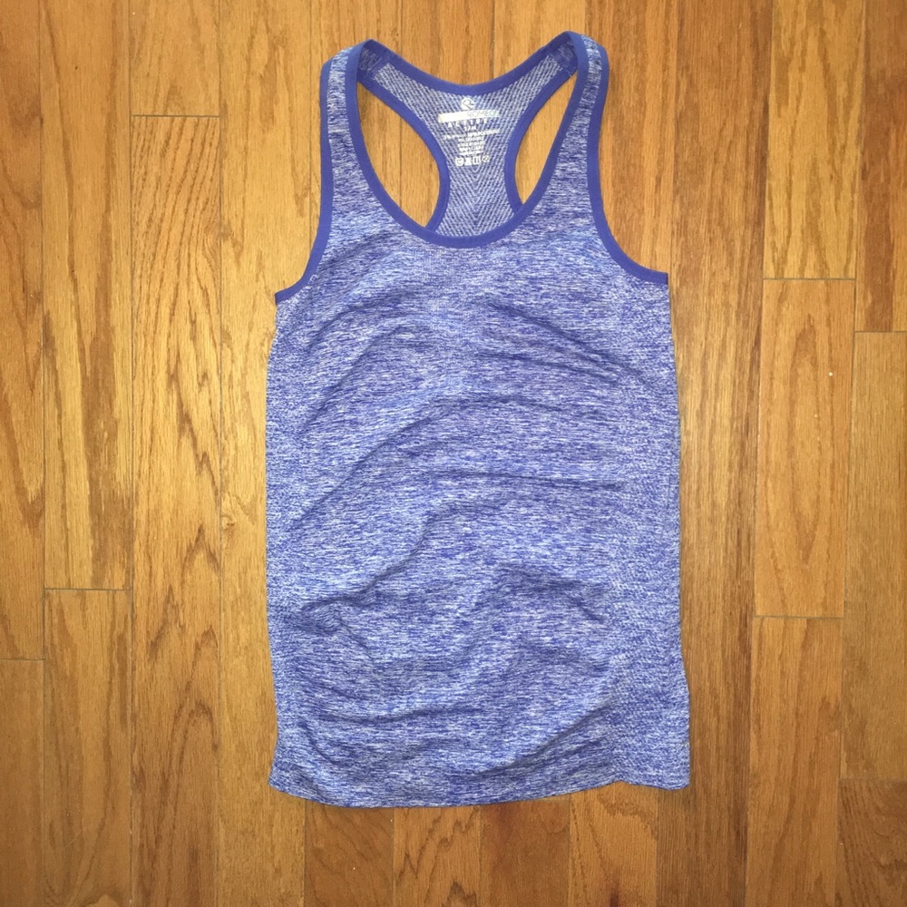 Blue Seamless tank top Vest XS